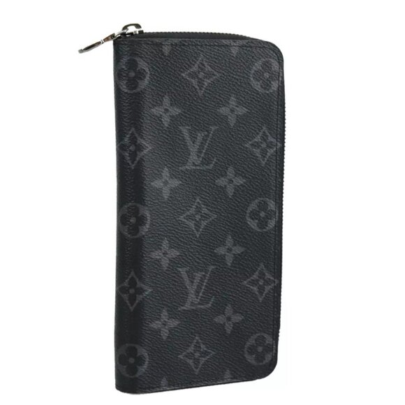LOUIS VUITTON Monogram Eclipse Zippy Wallet Vertical Wallet - Picture 3 of 16